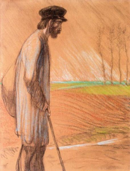 Standing Man by Theophile-alexandre Steinlen