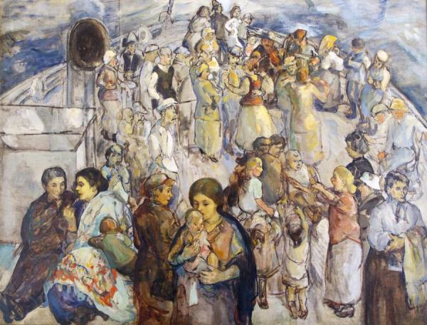 The Immigrants,1923 by Theresa Bernstein