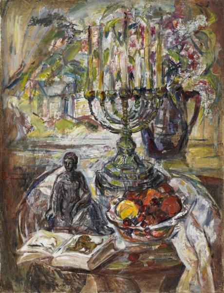 The Menorah, 1948 by Theresa Bernstein