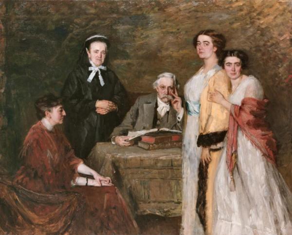 The Inmates Of My House, 1915 by Therese Schwartze