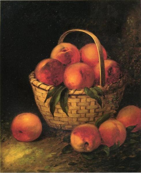 Basket Of Peaches by Thomas Addison Richards