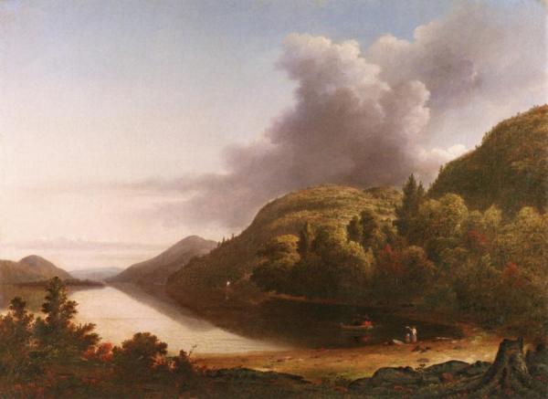 Setting Off: Lake George by Thomas Addison Richards