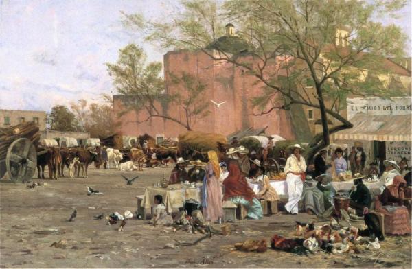 The Market Plaza, San Antonio by Thomas Allen