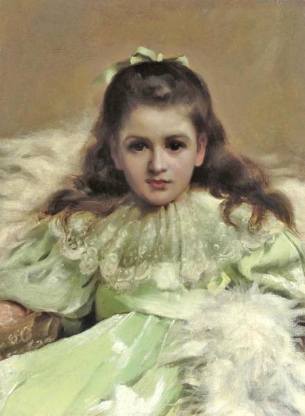 Anne As Alice In Wonderland by Thomas Benjamin Kennington