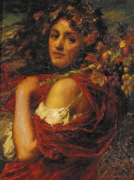 Bacchante by Thomas Benjamin Kennington