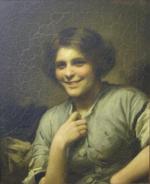 Molly, The Maid Of The Inn by Thomas Benjamin Kennington Oil Painting Reproductions