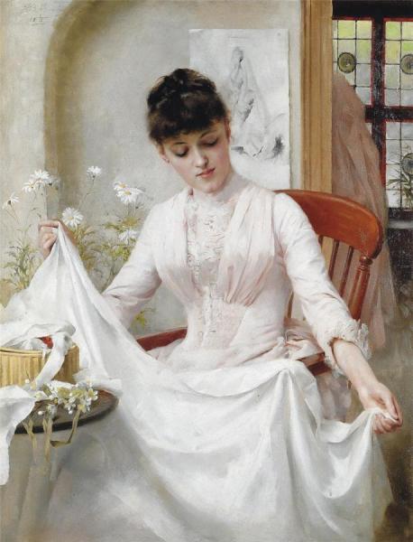 The Wedding Dress by Thomas Benjamin Kennington