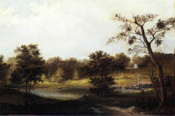 A Genteel Landscape by Thomas Birch