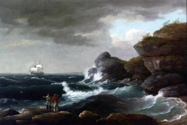 Thomas Birch Coastal Scene