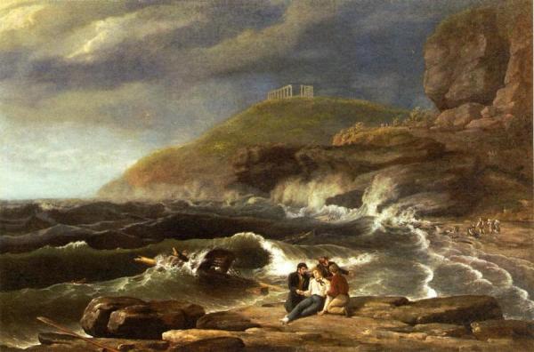 Falconer's Shipwreck by Thomas Birch Oil Painting Reproductions