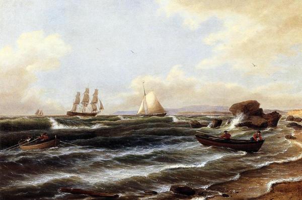 Going Ashore by Thomas Birch