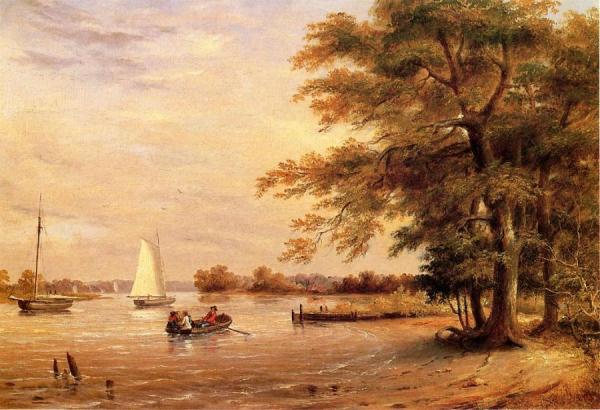 Thomas Birch On The Shrewsbury River, Redbank, New Jersey