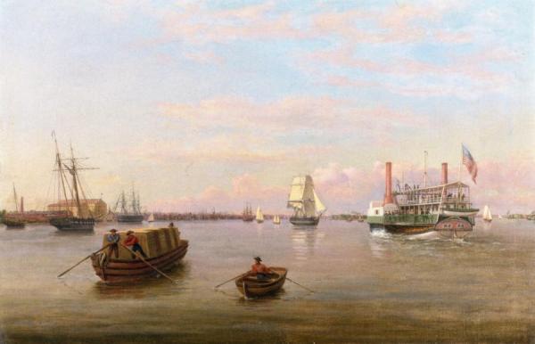 Thomas Birch Philadelphia Harbor