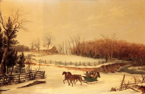 Sleigh Ride by Thomas Birch