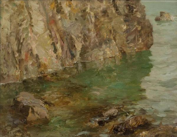 Sea Cliffs by Thomas Bromley Blacklock