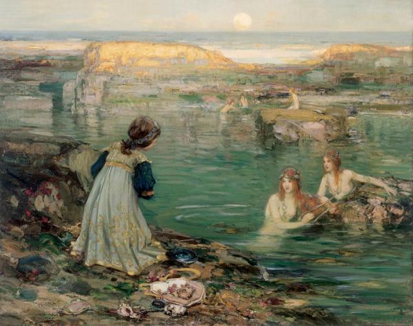Sea Maidens by Thomas Bromley Blacklock