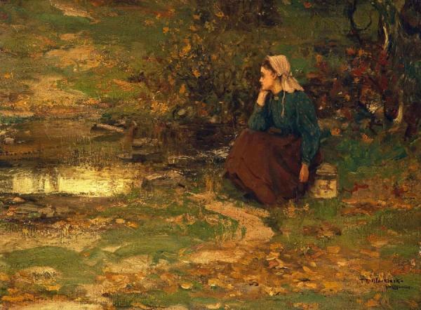 The Waefu Heart by Thomas Bromley Blacklock Oil Painting Reproductions