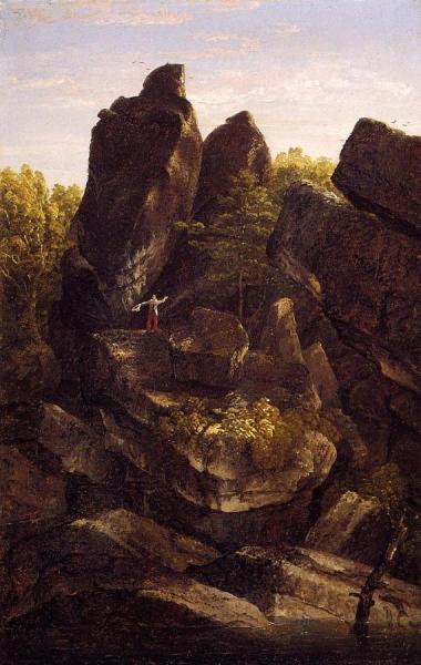 A Rocky Glen by Thomas Cole