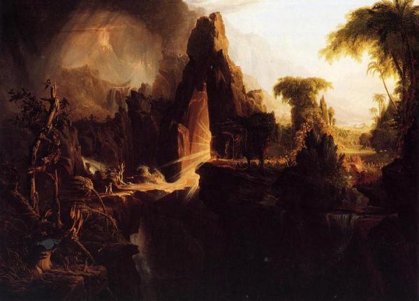 Expulsion From The Garden Of Eden by Thomas Cole