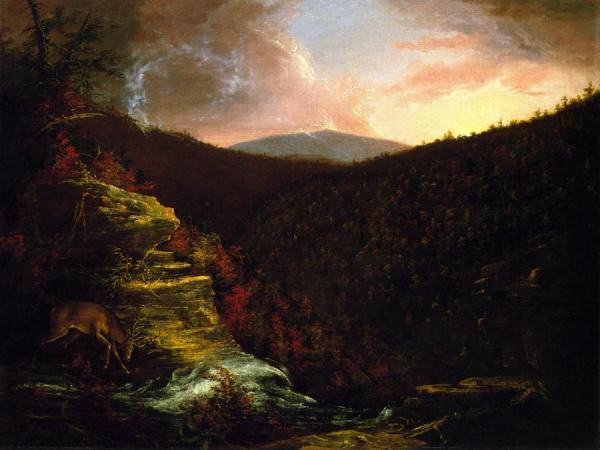From The Top Of Kaaterskill Falls by Thomas Cole