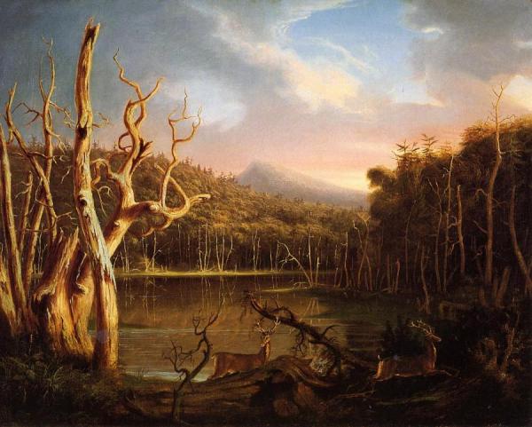 Lake With Dead Trees by Thomas Cole