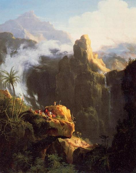 Landscape Composition: St. John In The Wilderness by Thomas Cole