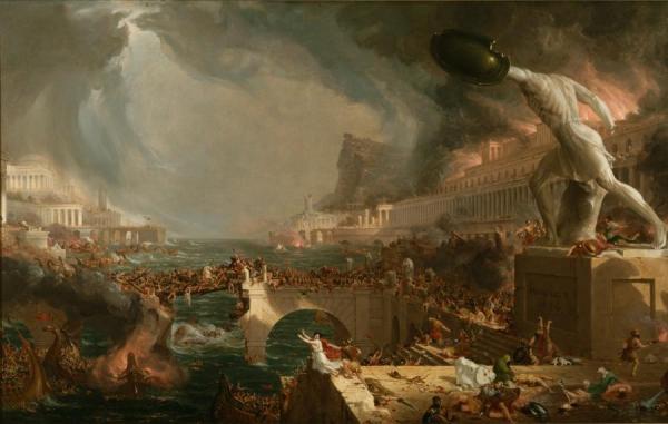 Thomas Cole The Course Of Empire: Destruction