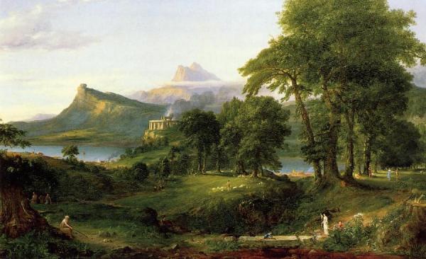 The Course Of Empire: The Arcadian Or Pastoral State by Thomas Cole