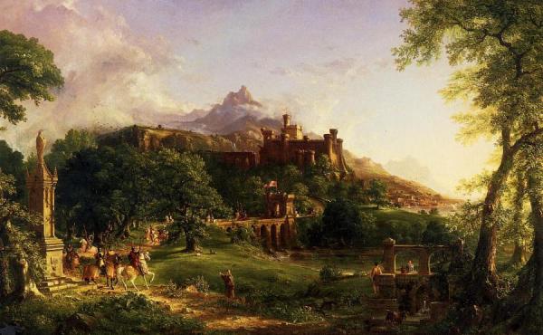 The Departure by Thomas Cole Oil Painting Reproductions