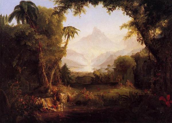 The Garden Of Eden by Thomas Cole