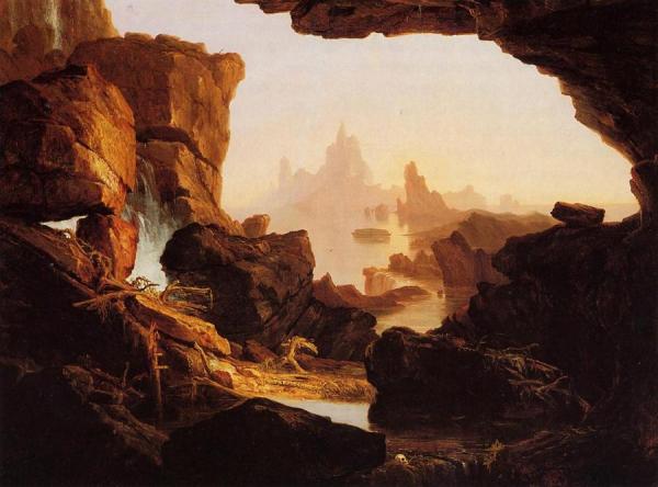 The Subsiding Waters Of The Deluge by Thomas Cole