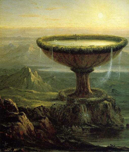 The Titan's Goblet by Thomas Cole