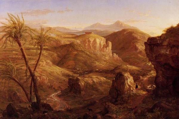 The Vale And Temple Of Segeste, Sicily by Thomas Cole