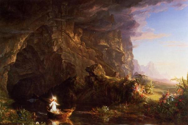 The Voyage Of Life: Childhood by Thomas Cole