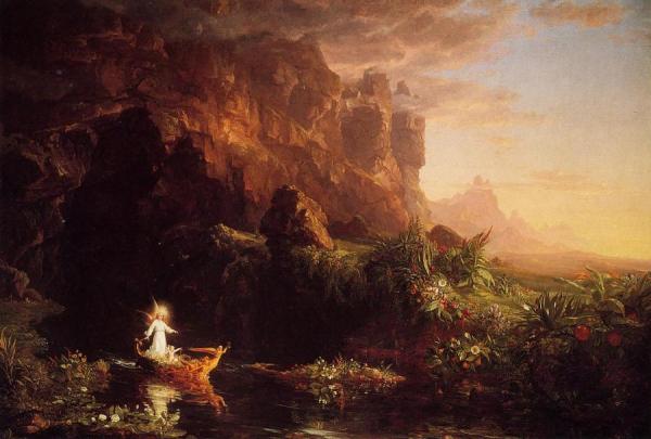 The Voyage Of Life: Childhood by Thomas Cole