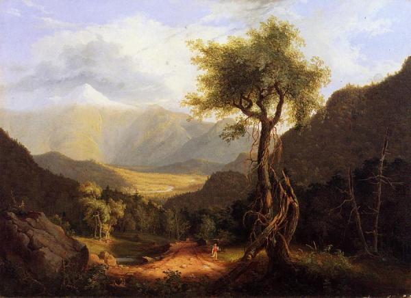 Thomas Cole View In The White Mountains
