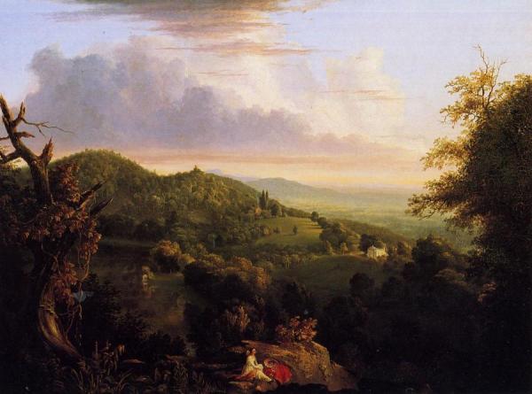 View Of Monte Video, Seat Of Daniel Wadsworth, Esq. by Thomas Cole