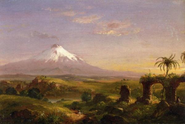 View Of Mount Etna by Thomas Cole