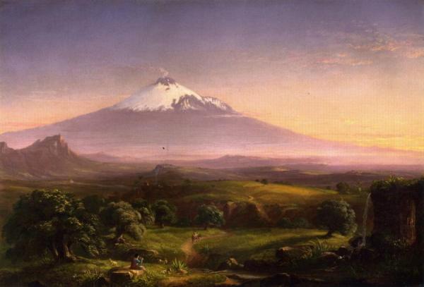 View Of Mt. Etna by Thomas Cole