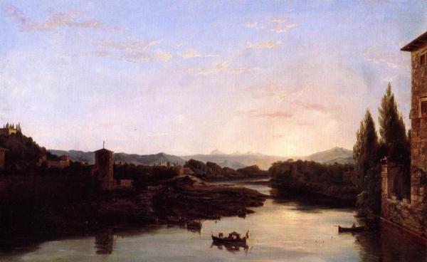 View Of The Arno by Thomas Cole