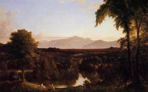 View On The Catskill, Early Autunm by Thomas Cole