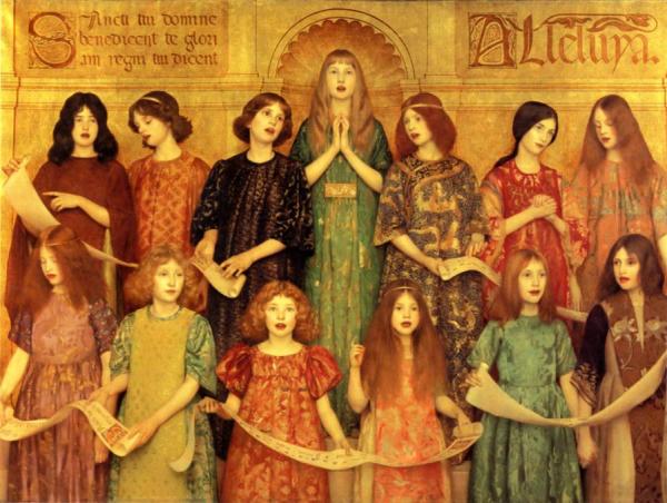 Alleluia by Thomas Cooper Gotch