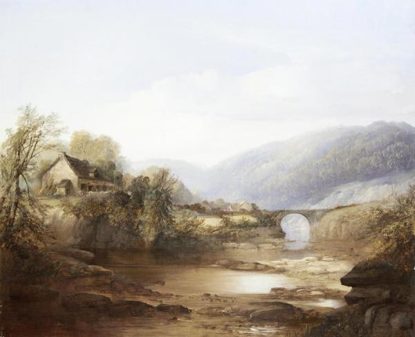 Thomas Creswick A Valley Landscape
