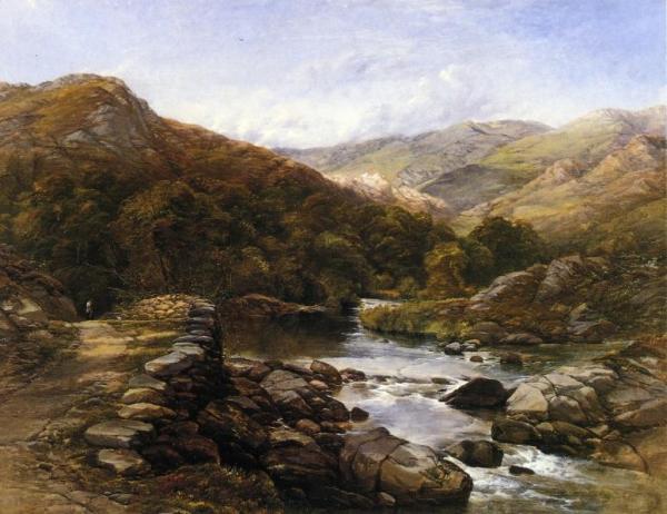 Thomas Creswick Over The Hills And Far Away