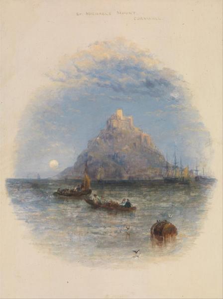 St.michael's Mount,cornwall by Thomas Creswick