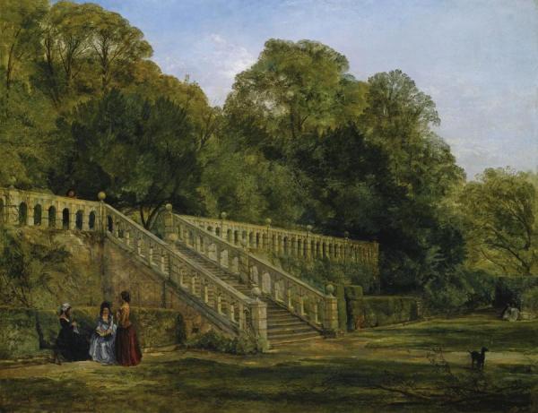 The Terrace by Thomas Creswick