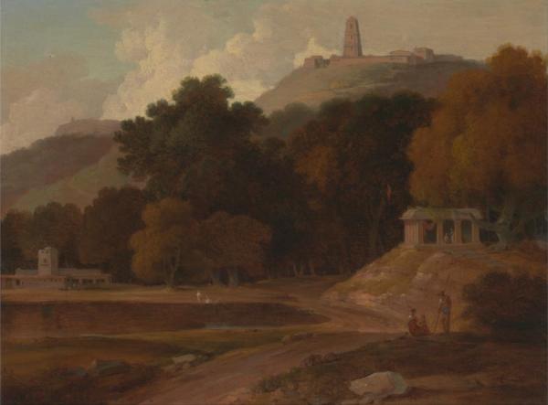 Hilly Landscape In India by Thomas Daniell Oil Painting Reproductions