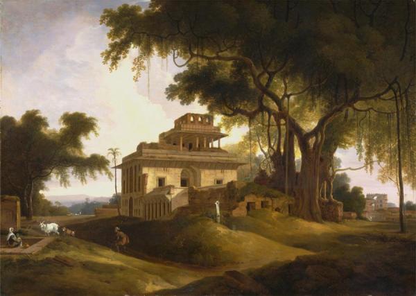 Ruins Of The Naurattan, Sasaram Bihar by Thomas Daniell
