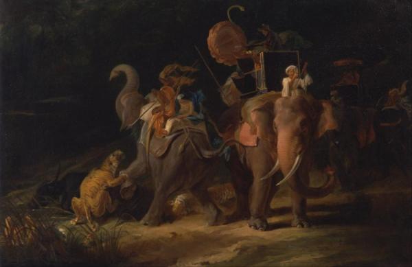 Tiger Hunting In The East Indies by Thomas Daniell