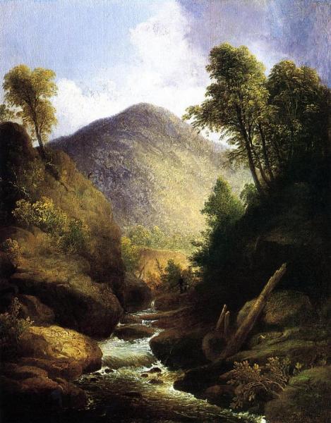Thomas Doughty At The Waterfall